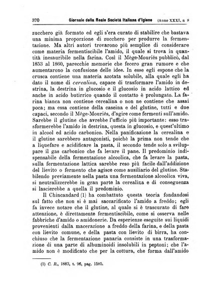 Giornale della Società italiana d'igiene