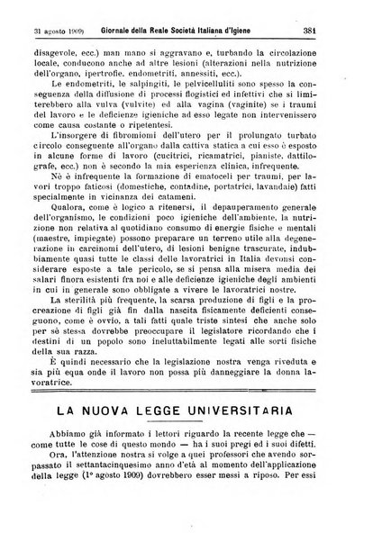 Giornale della Società italiana d'igiene