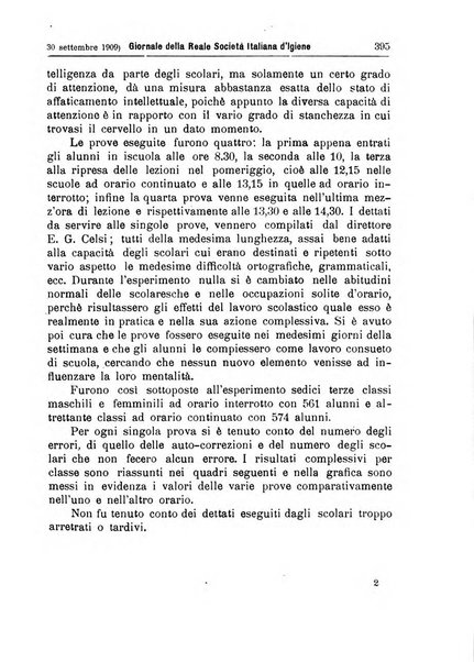 Giornale della Società italiana d'igiene