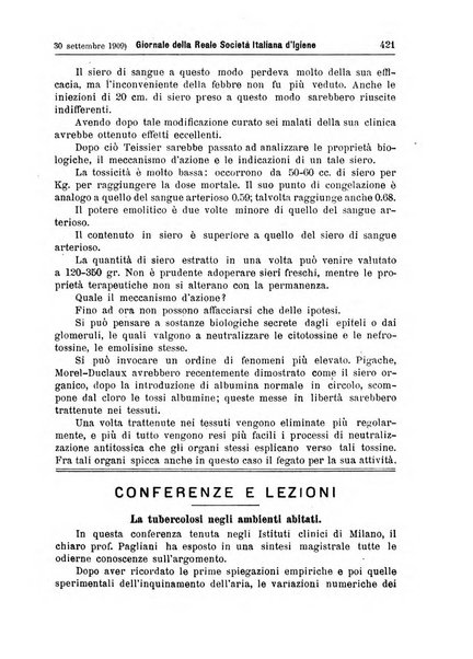 Giornale della Società italiana d'igiene