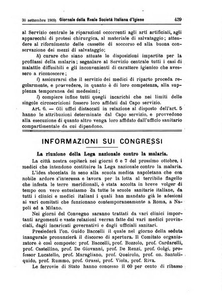 Giornale della Società italiana d'igiene