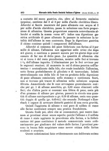 Giornale della Società italiana d'igiene