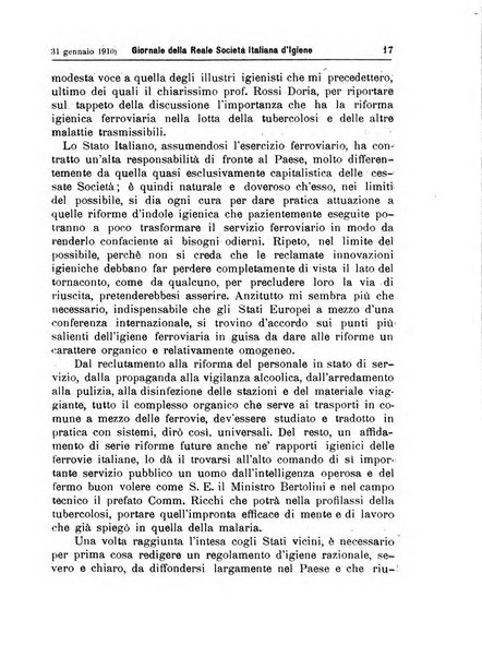 Giornale della Società italiana d'igiene