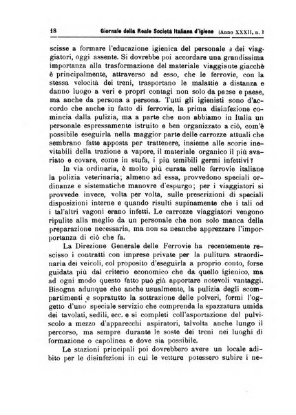 Giornale della Società italiana d'igiene