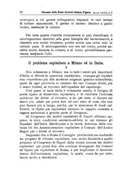 Giornale della Società italiana d'igiene