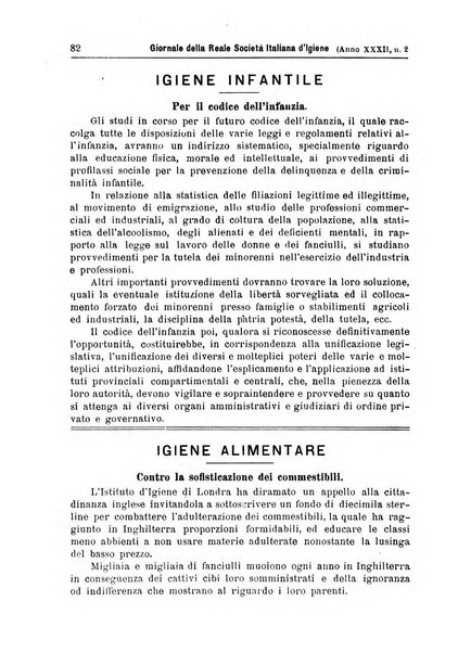 Giornale della Società italiana d'igiene