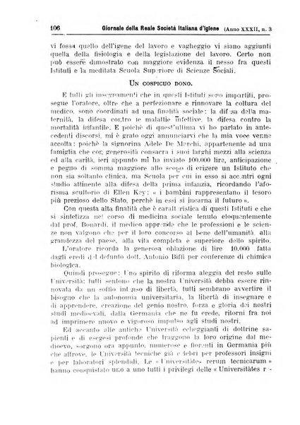 Giornale della Società italiana d'igiene