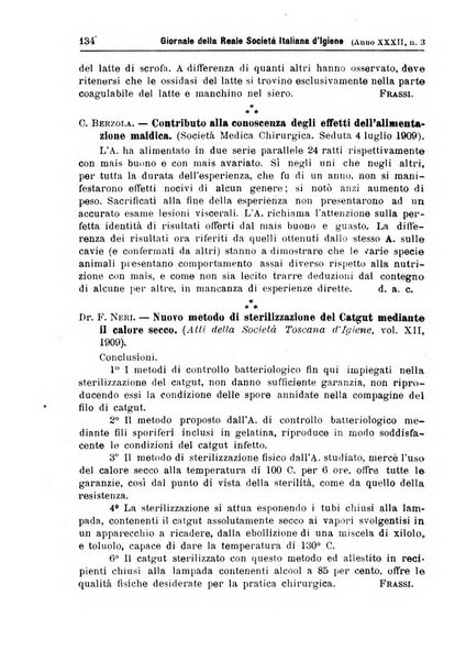 Giornale della Società italiana d'igiene