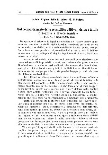 Giornale della Società italiana d'igiene