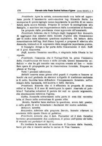 Giornale della Società italiana d'igiene