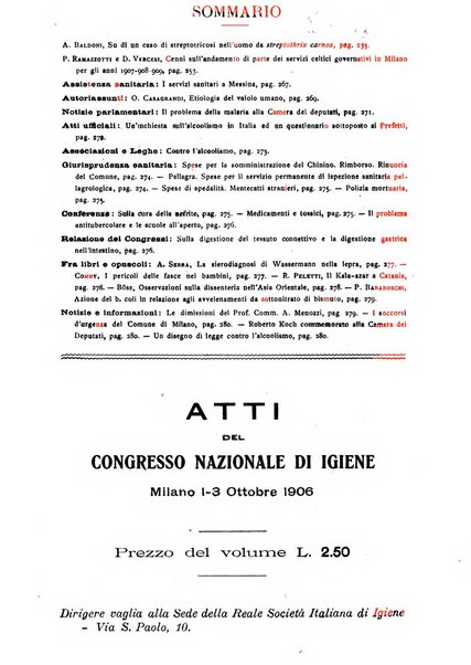 Giornale della Società italiana d'igiene