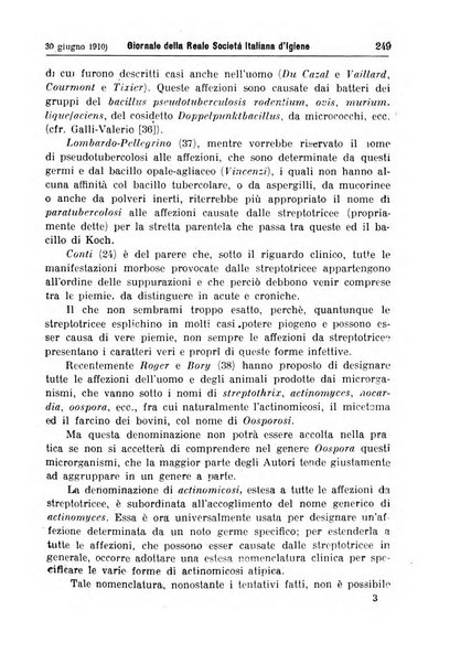 Giornale della Società italiana d'igiene