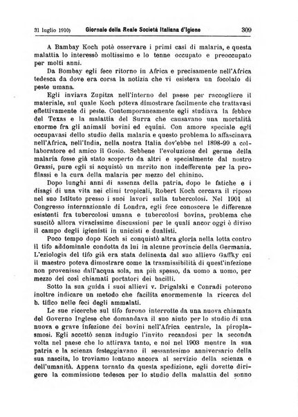 Giornale della Società italiana d'igiene