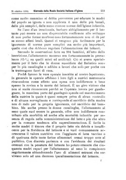 Giornale della Società italiana d'igiene