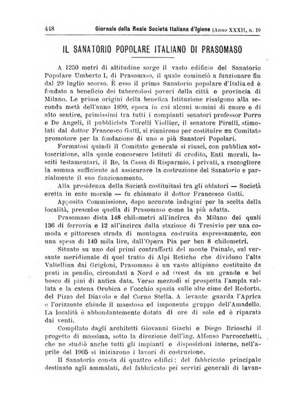 Giornale della Società italiana d'igiene