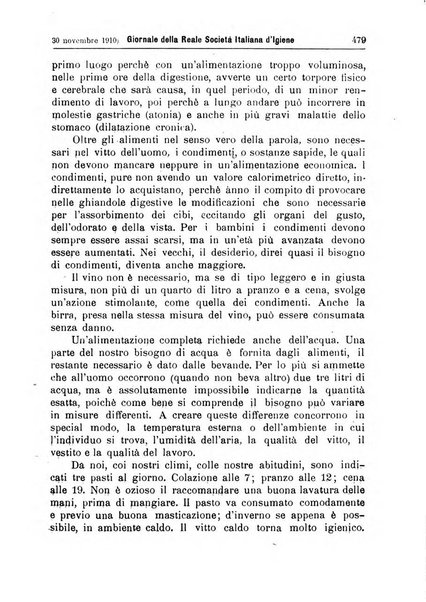 Giornale della Società italiana d'igiene