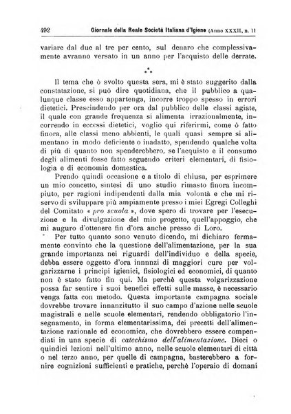 Giornale della Società italiana d'igiene