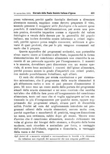 Giornale della Società italiana d'igiene