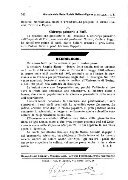 Giornale della Società italiana d'igiene