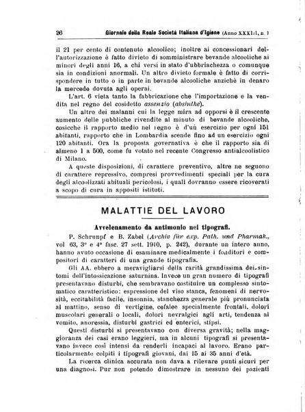 Giornale della Società italiana d'igiene