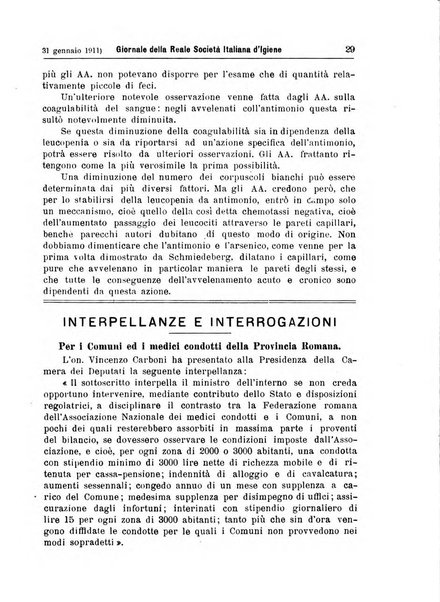 Giornale della Società italiana d'igiene