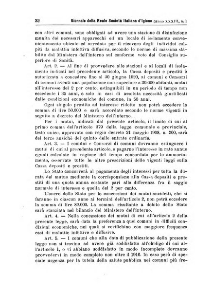 Giornale della Società italiana d'igiene