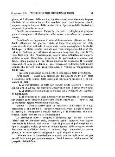 Giornale della Società italiana d'igiene