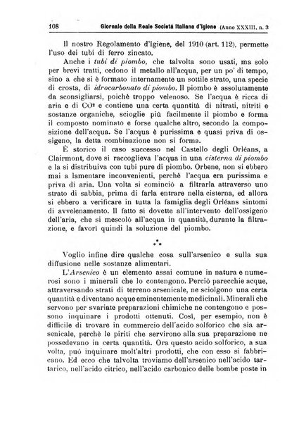 Giornale della Società italiana d'igiene