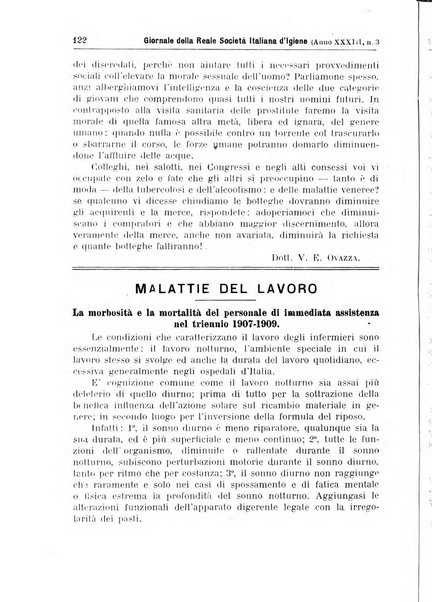 Giornale della Società italiana d'igiene