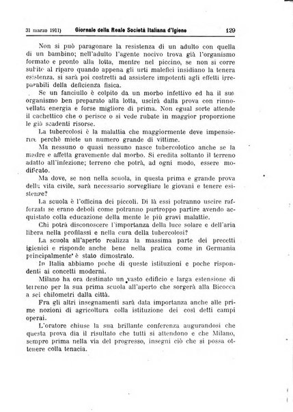 Giornale della Società italiana d'igiene