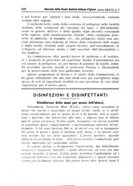 Giornale della Società italiana d'igiene