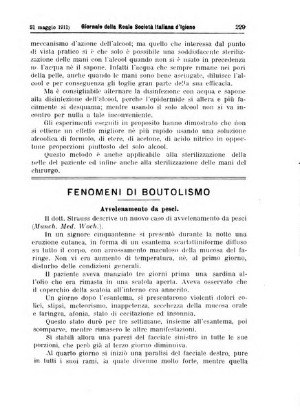 Giornale della Società italiana d'igiene