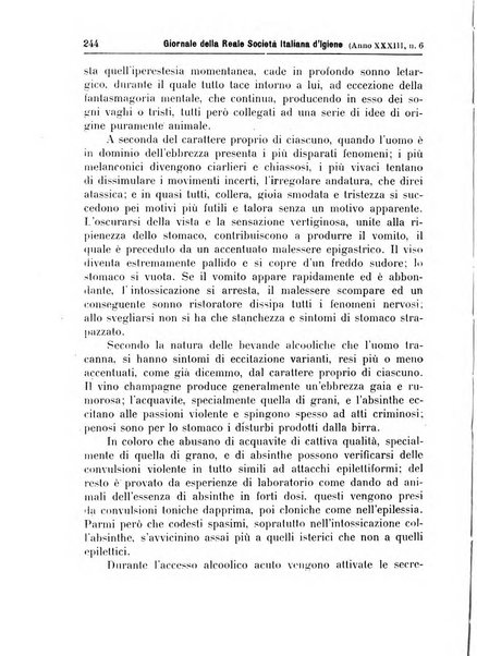 Giornale della Società italiana d'igiene