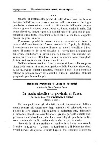 Giornale della Società italiana d'igiene