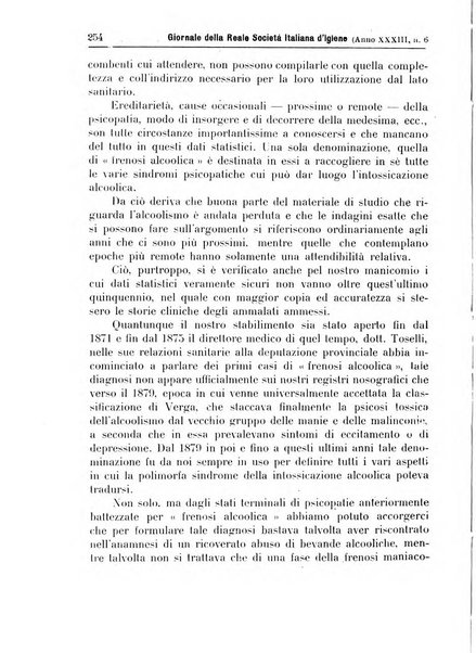 Giornale della Società italiana d'igiene