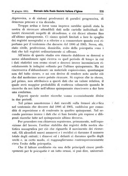 Giornale della Società italiana d'igiene