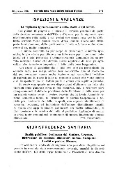 Giornale della Società italiana d'igiene