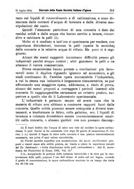 Giornale della Società italiana d'igiene