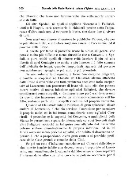 Giornale della Società italiana d'igiene