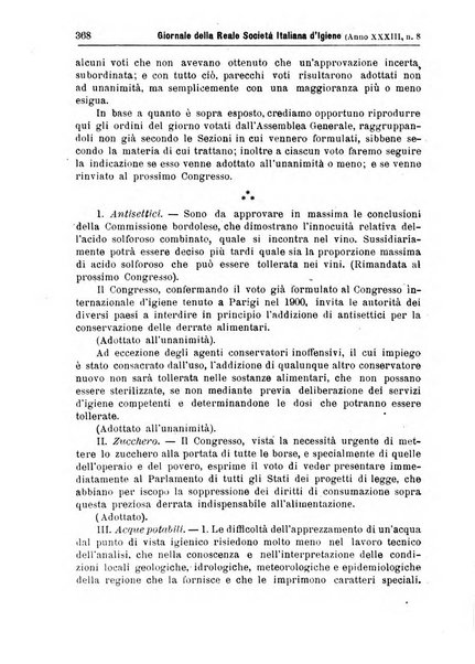 Giornale della Società italiana d'igiene