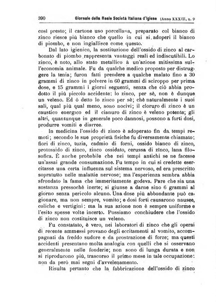 Giornale della Società italiana d'igiene