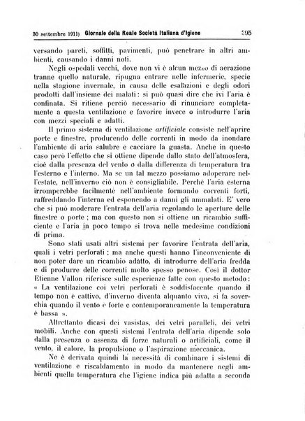 Giornale della Società italiana d'igiene