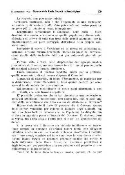 Giornale della Società italiana d'igiene