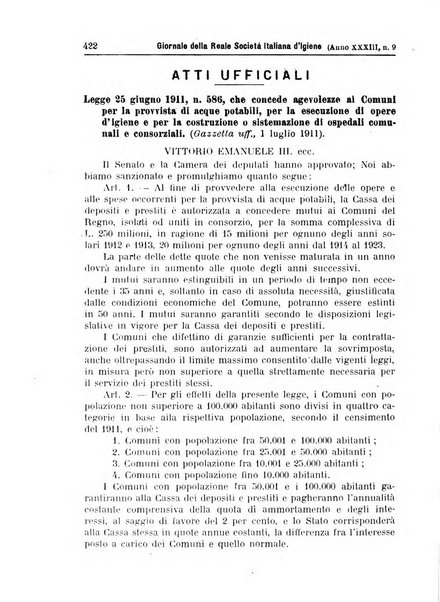 Giornale della Società italiana d'igiene