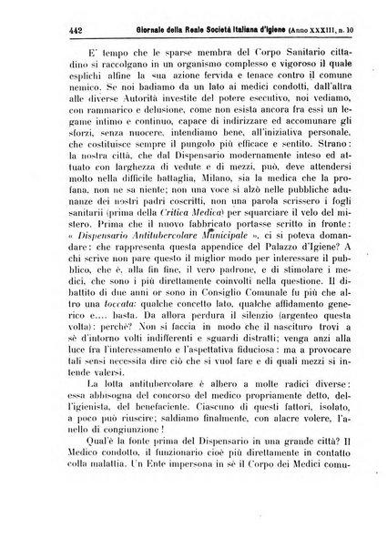 Giornale della Società italiana d'igiene