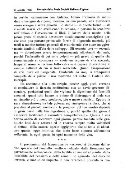 Giornale della Società italiana d'igiene