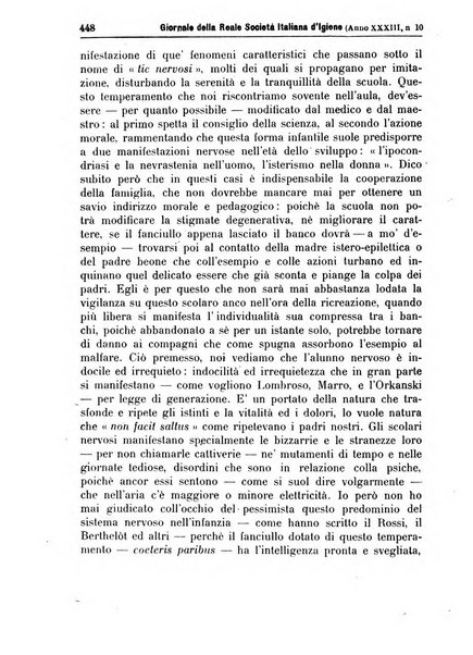 Giornale della Società italiana d'igiene