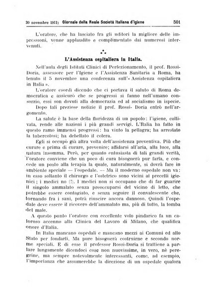 Giornale della Società italiana d'igiene