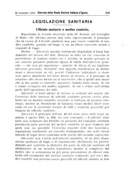 Giornale della Società italiana d'igiene