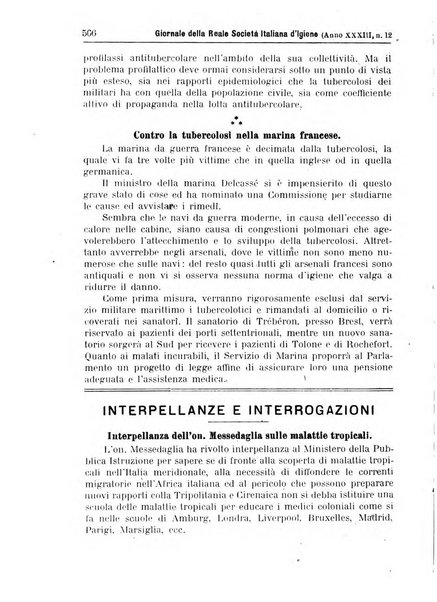 Giornale della Società italiana d'igiene